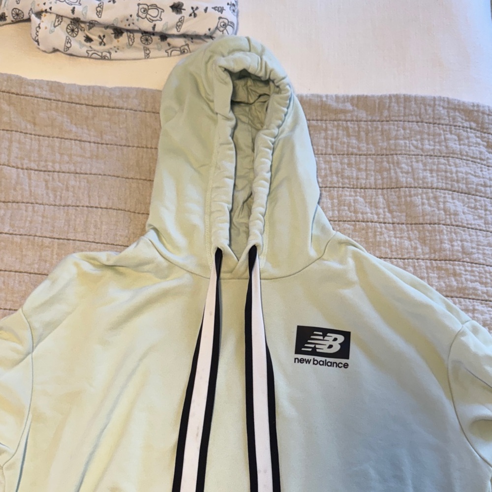 New Balance Kids' Light Green Hoodie Jacket